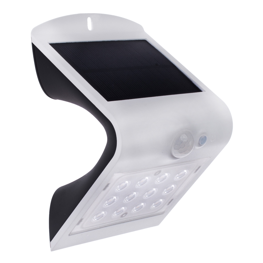 Lámpara solar LED con sensor de movimiento y crepúsculo LED/1,5W/1200 mAh 3,7V IP65