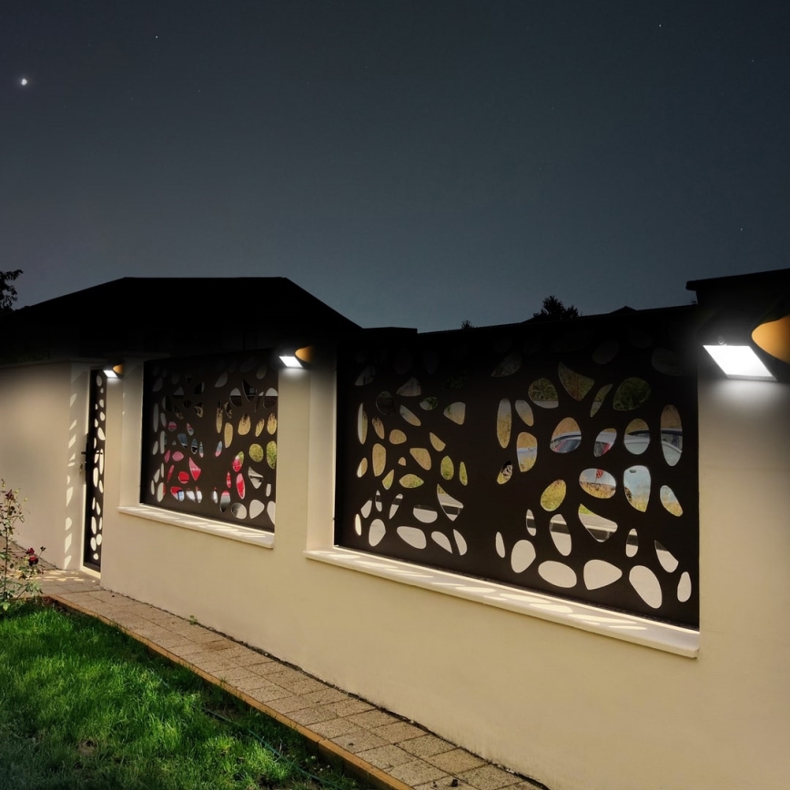 Lámpara solar LED con sensor de movimiento y crepúsculo LED/3,2W/2000 mAh 3,7V IP65