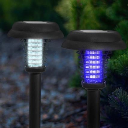 LED Lámpara solar con trampa para insectos LED/0,1W/1,2V IP44 600 mAh