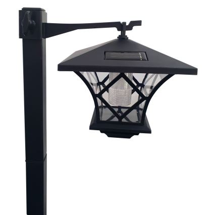 LED Lámpara solar exterior 3en1 LED/1,2V 200 mAh IP44 negro