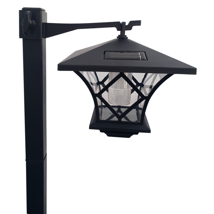 LED Lámpara solar exterior 3en1 LED/1,2V 200 mAh IP44 negro