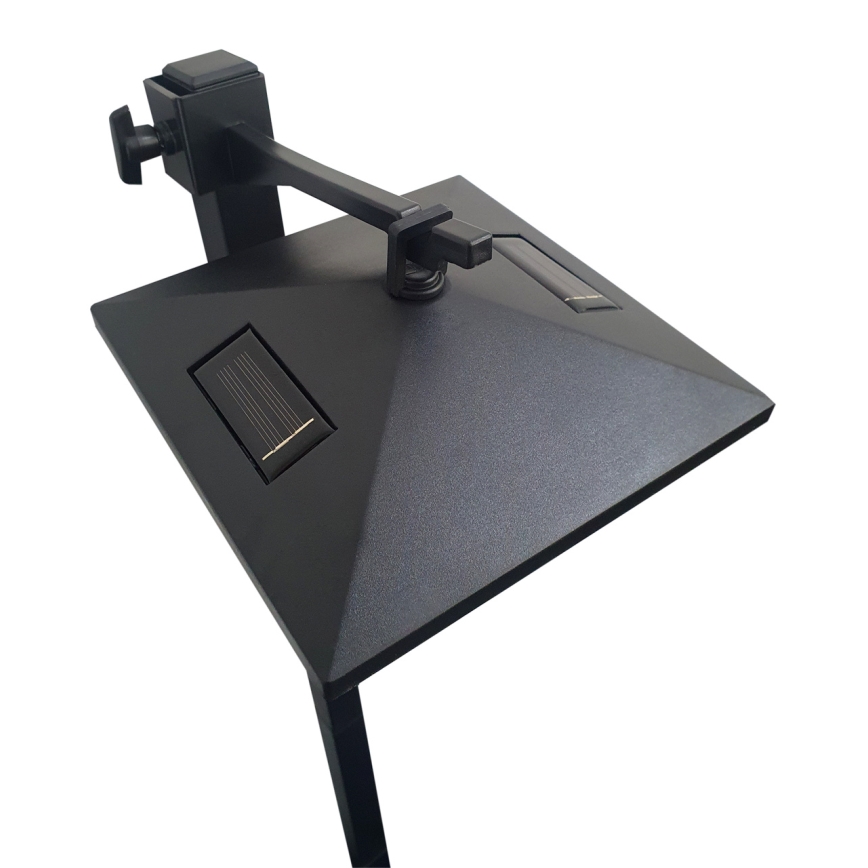 LED Lámpara solar exterior 3en1 LED/1,2V 200 mAh IP44 negro