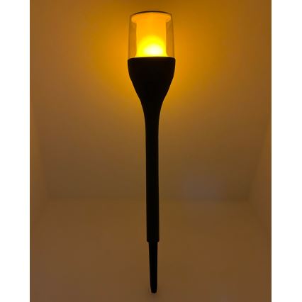 LED lámpara solar LED/1,2V 800 mAh IP44 negra