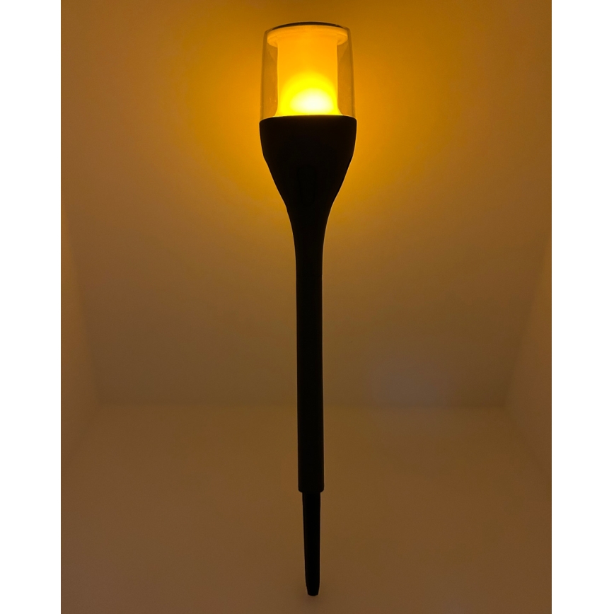 LED lámpara solar LED/1,2V 800 mAh IP44 negra