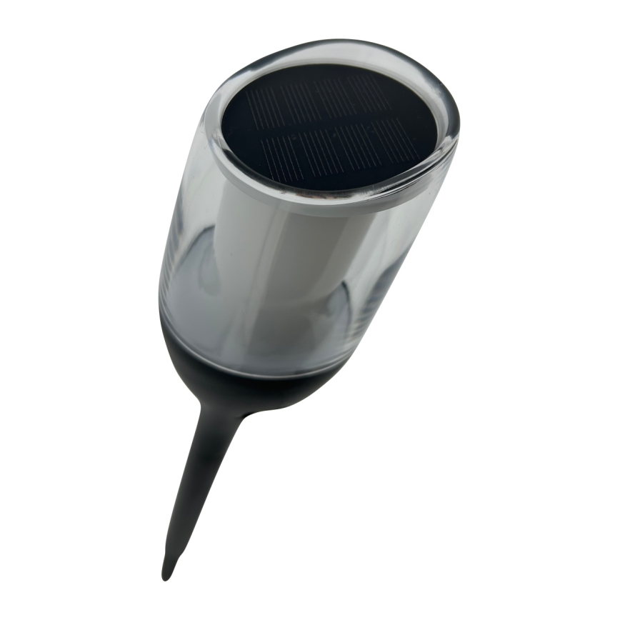 LED lámpara solar LED/1,2V 800 mAh IP44 negra