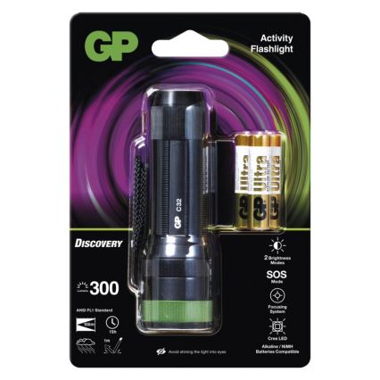 LED Linterna GP DISCOVERY C32 LED/3xAAA