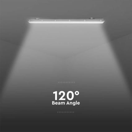 LED luminaria industrial tipo fluorescente con sensor de movimiento y sensor crepuscular LED/48W/230V IP65 6500K 150 cm