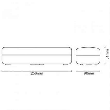 LED Luz de emergencia LED/3W/230V 6000K