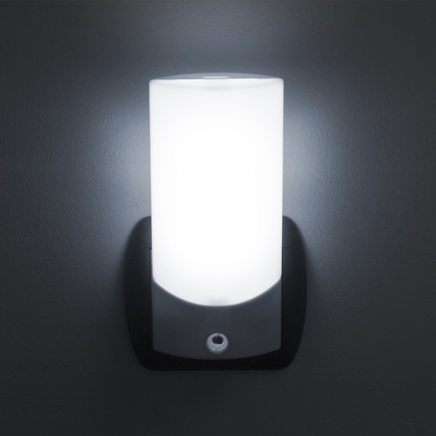 LED Luz de orientación con sensor para enchufes LED/1W/230V 6000K