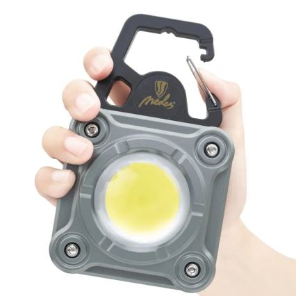 LED Luz de trabajo regulable y recargable LED/15W/5V IPX4 1000 lm 2000 mAh