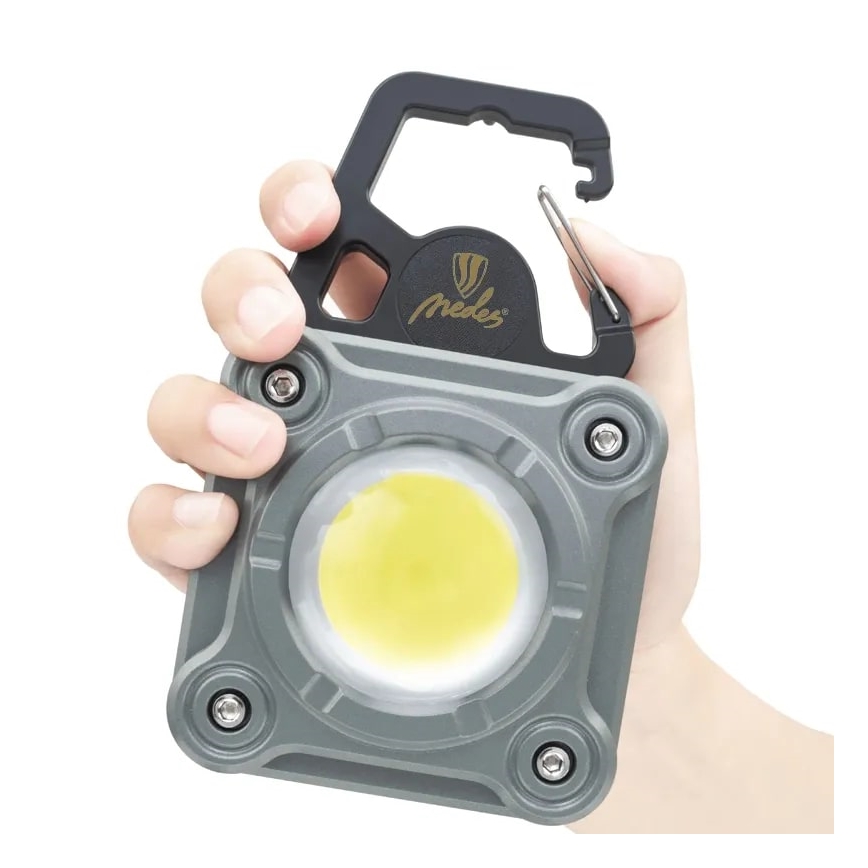 LED Luz de trabajo regulable y recargable LED/15W/5V IPX4 1000 lm 2000 mAh