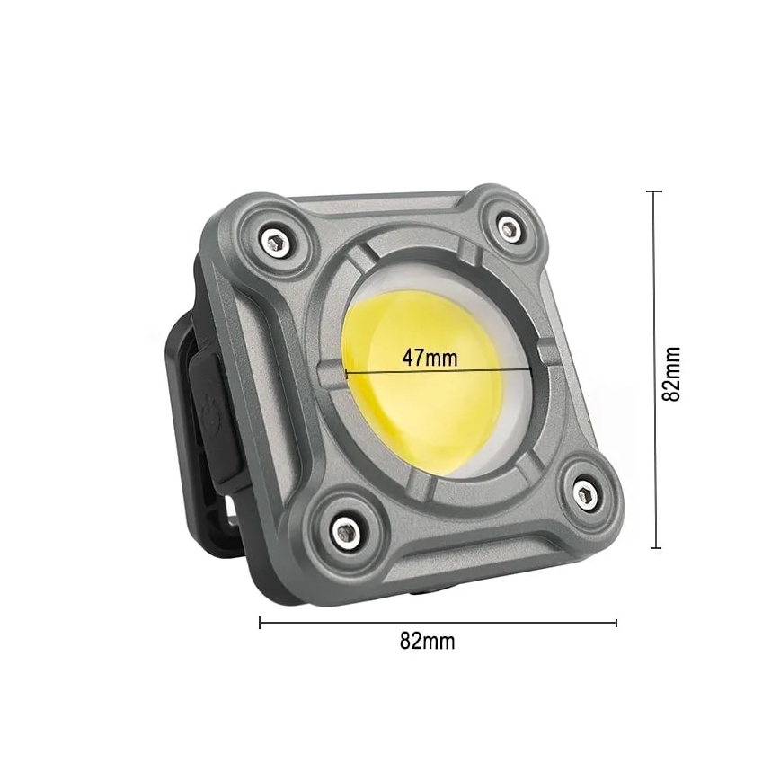 LED Luz de trabajo regulable y recargable LED/15W/5V IPX4 1000 lm 2000 mAh