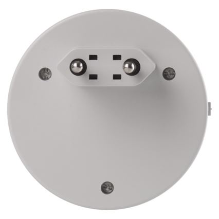 LED Luz nocturna con fotosensor + 2xUSB 3xLED/0,3W/230V