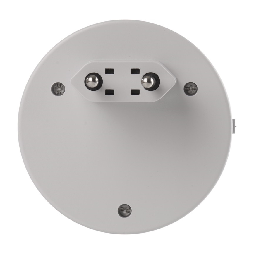 LED Luz nocturna con fotosensor + 2xUSB 3xLED/0,3W/230V