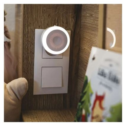 LED Luz orientativa enchufable LED/0,5W/230V