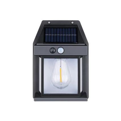 LED Luz solar de pared para exterior con sensor LED/1W/230V 1200 mAh IP65