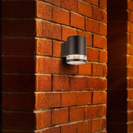 LED Luz solar de pared para exterior con sensor LED/1W/3,7V 3000K IP54 negro