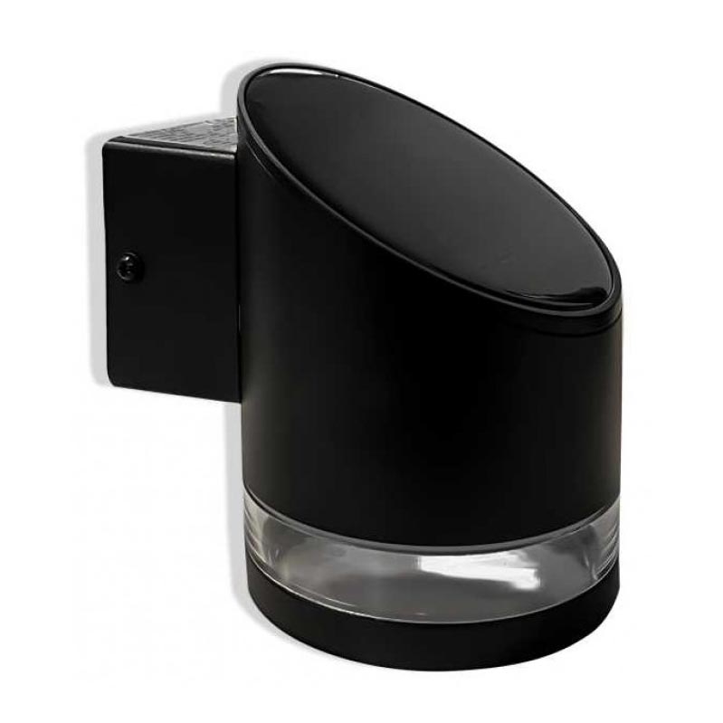 LED Luz solar de pared para exterior LED/1W/3,7V 3000K IP54 1200 mAh negro