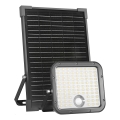 LED Proyector solar de exterior con sensor LED/30W/6,4V IP65 3000/4000K 6000 mAh + control remoto
