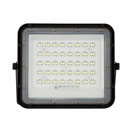 LED Proyector solar de exterior LED/10W/3,2V IP65 4000K 6000 mAh negro + control remoto