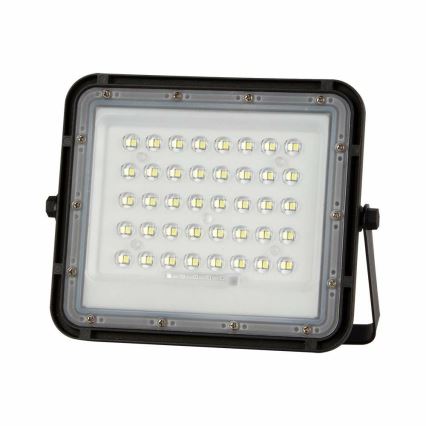 LED Proyector solar de exterior LED/10W/3,2V IP65 4000K 6000 mAh negro + control remoto