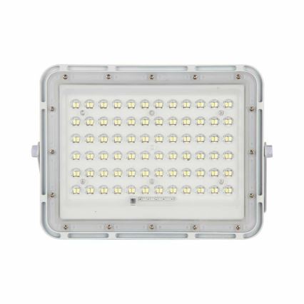 Proyector solar LED regulable para exteriores LED/15W/3,2V IP65 4000K 12000 mAh blanco + mando a distancia