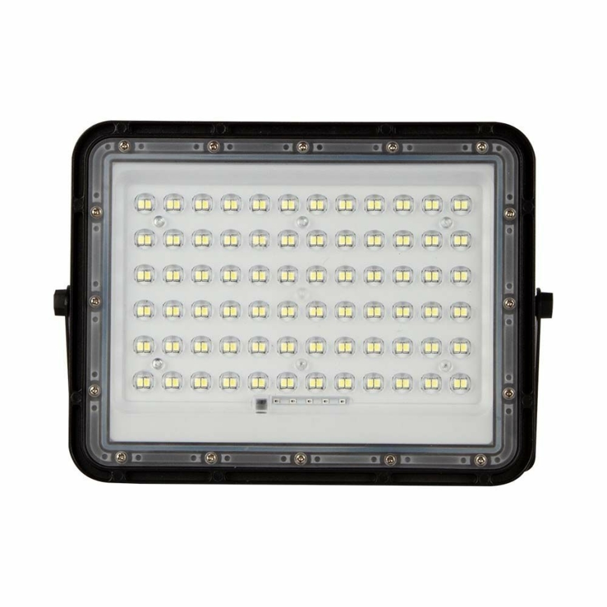 LED Proyector solar de exterior LED/15W/3,2V IP65 6400K 12000 mAh negro + control remoto
