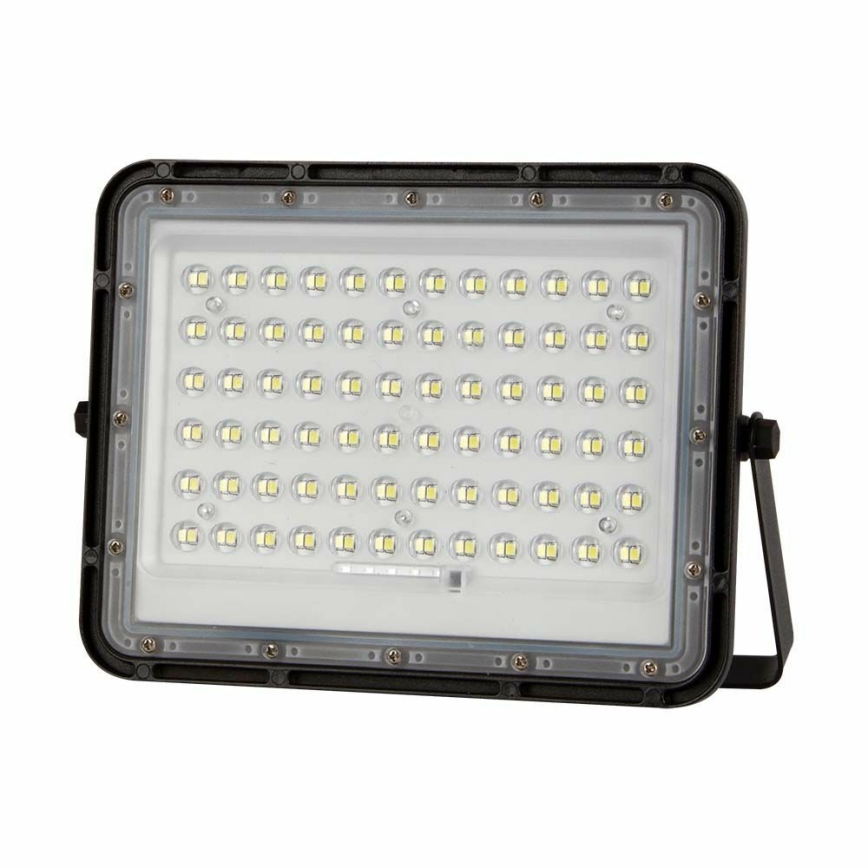 LED Proyector solar de exterior LED/15W/3,2V IP65 6400K 12000 mAh negro + control remoto