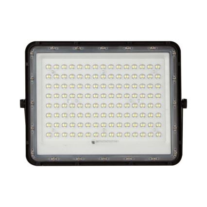 LED Proyector solar de exterior LED/200W/3,2V 4000K negro IP65 16000 mAh + control remoto