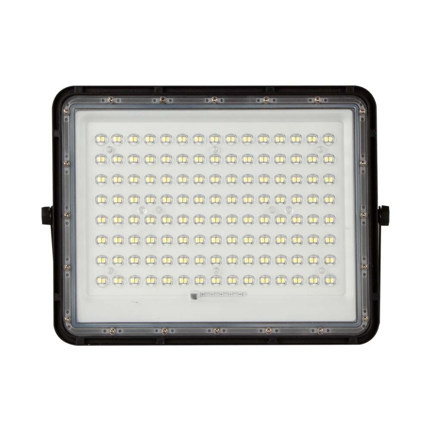 LED Proyector solar de exterior LED/200W/3,2V 4000K negro IP65 16000 mAh + control remoto