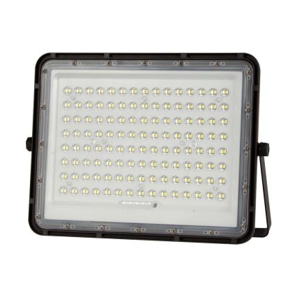 LED Proyector solar de exterior LED/200W/3,2V 4000K negro IP65 16000 mAh + control remoto