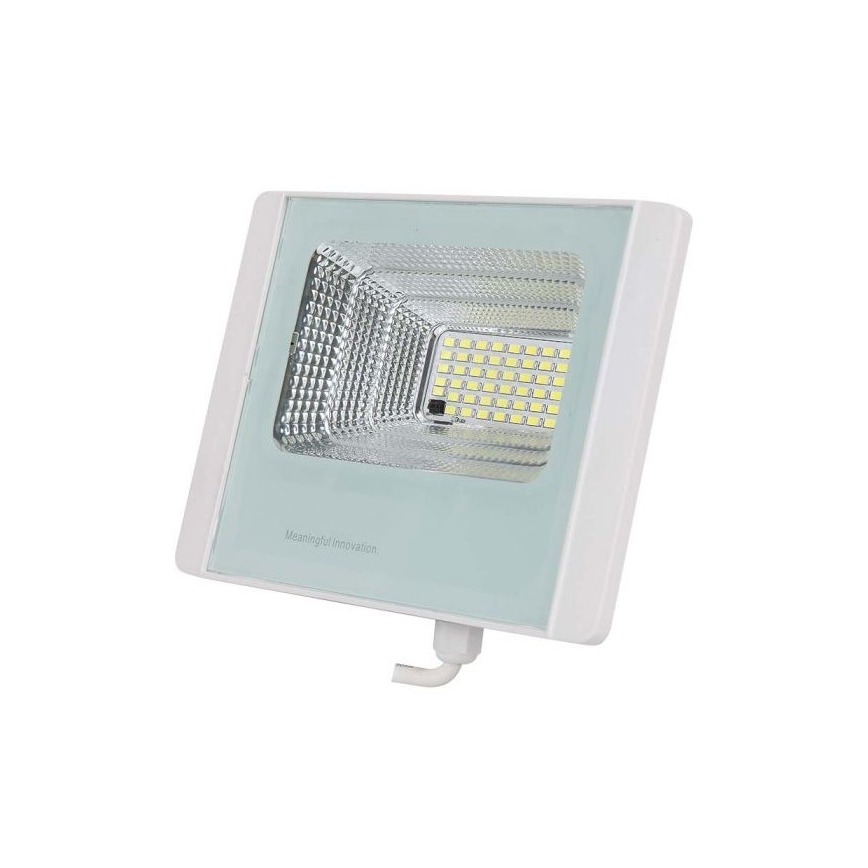 LED Proyector solar de exterior LED/20W/3,2V IP65 4000K 20000 mAh + control remoto