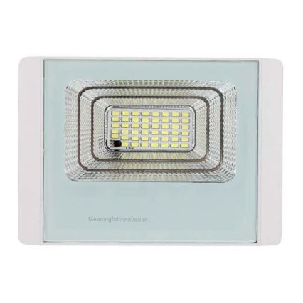 LED Proyector solar de exterior LED/20W/3,2V IP65 4000K 20000 mAh + control remoto