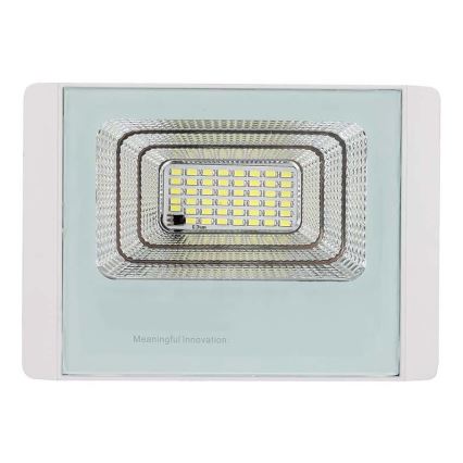 LED Proyector solar de exterior LED/20W/3,2V IP65 6400K + control remoto