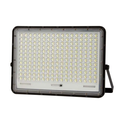 LED Proyector solar de exterior LED/30W/3,2V 4000K negro IP65 + control remoto