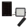 LED Proyector solar de exterior LED/6W/3,2V IP65 6400K 5000 mAh negro + control remoto