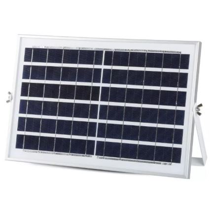 LED Proyector solar regulable LED/12W/3,2V 6000K IP65 5000 mAh + control remoto