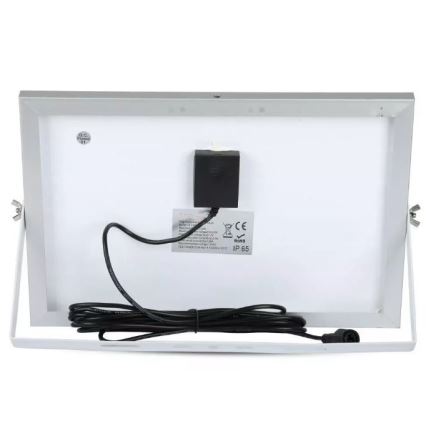 LED Proyector solar regulable LED/12W/3,2V 6000K IP65 5000 mAh + control remoto