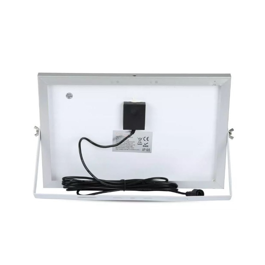 LED Proyector solar regulable LED/12W/3,2V 6000K IP65 5000 mAh + control remoto