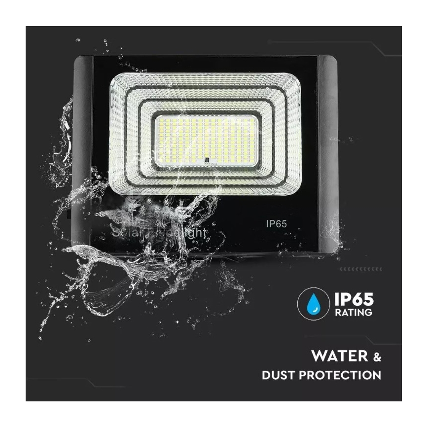 Proyector solar LED regulable LED/16W/3,2V 4000K IP65 10000 mAh + mando a distancia