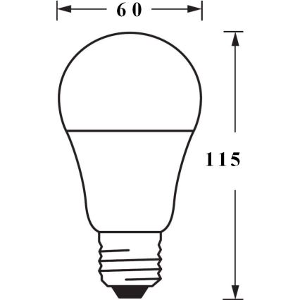 LED RGB Bombilla regulable SMART+ E27/9W/230V 2700K-6500K Wi-Fi - Ledvance