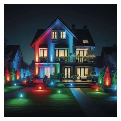 LED RGB+CCT Proyector regulable GoSmart LED/50W/230V 3000-6500K IP65 Wi-Fi Tuya