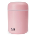 LED RGB Difusor de aroma ultrasónico y humidificador de aire LED/2W 300ml rosa