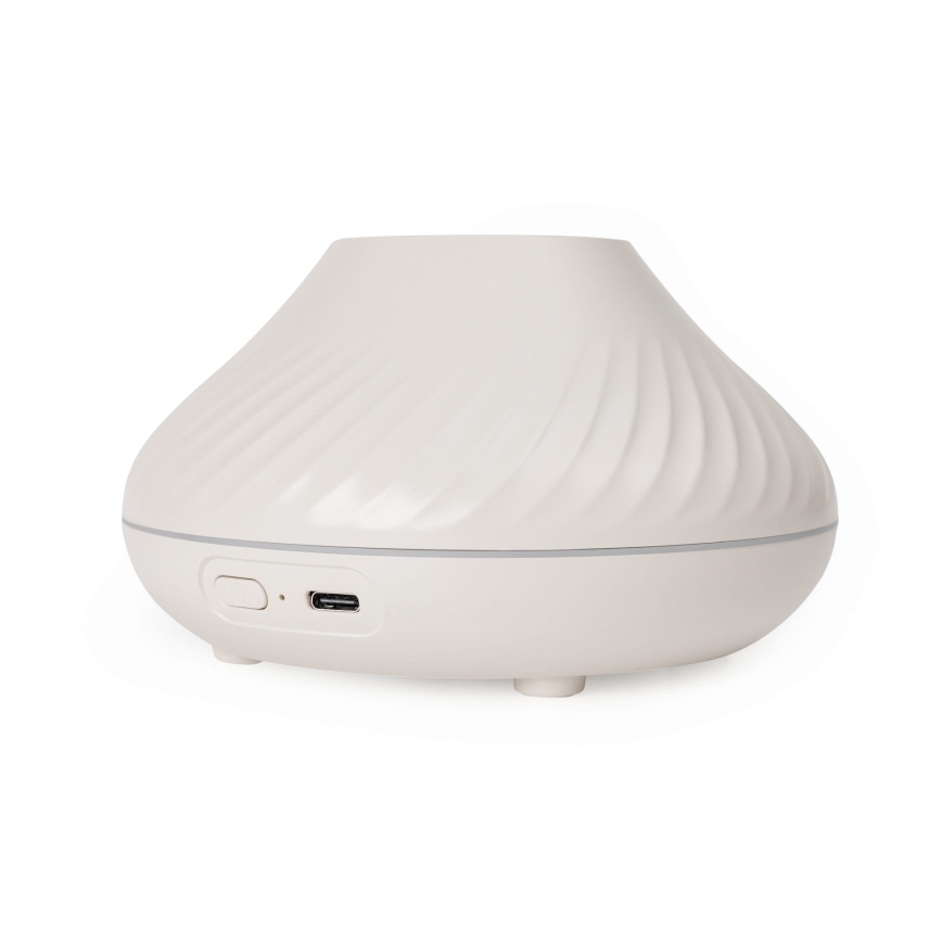 LED RGB Difusor de aromas con imitación de llama LED/6,5W/5V 130ml blanco
