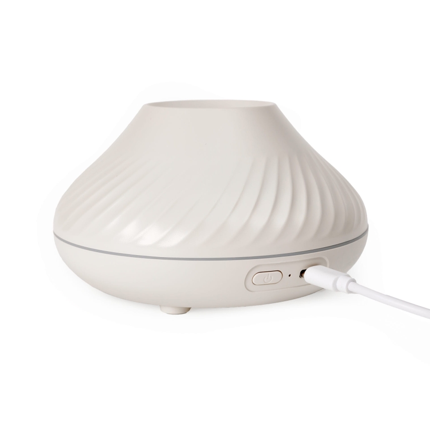 LED RGB Difusor de aromas con imitación de llama LED/6,5W/5V 130ml blanco