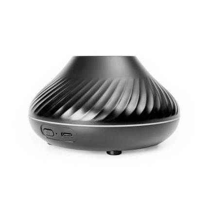 LED RGB Difusor de aromas con imitación de llama LED/6,5W/5V 130ml negro