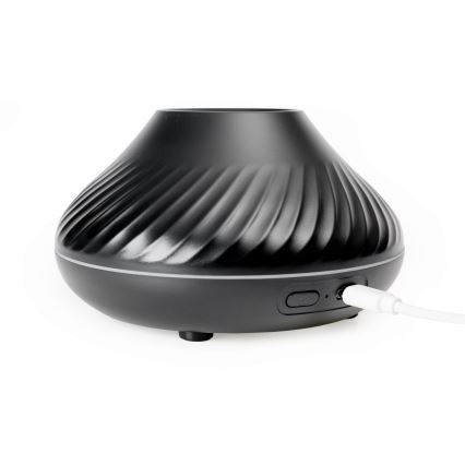 LED RGB Difusor de aromas con imitación de llama LED/6,5W/5V 130ml negro