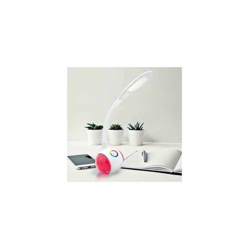 LED RGB Lámpara de mesa regulable LED/5W/5V 2400 mAh