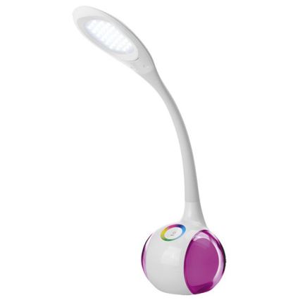 LED RGB Lámpara de mesa regulable LED/7W/230V color blanco