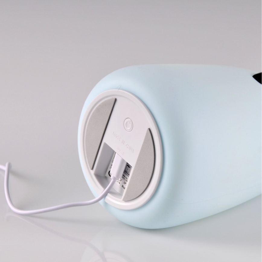 LED RGB Lámpara táctil infantil BEAR LED/0,8W/5V azul